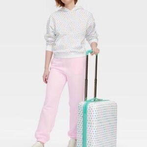 Roller Rabbit x Target Suitcase Spinner Carryon - Disco Hearts